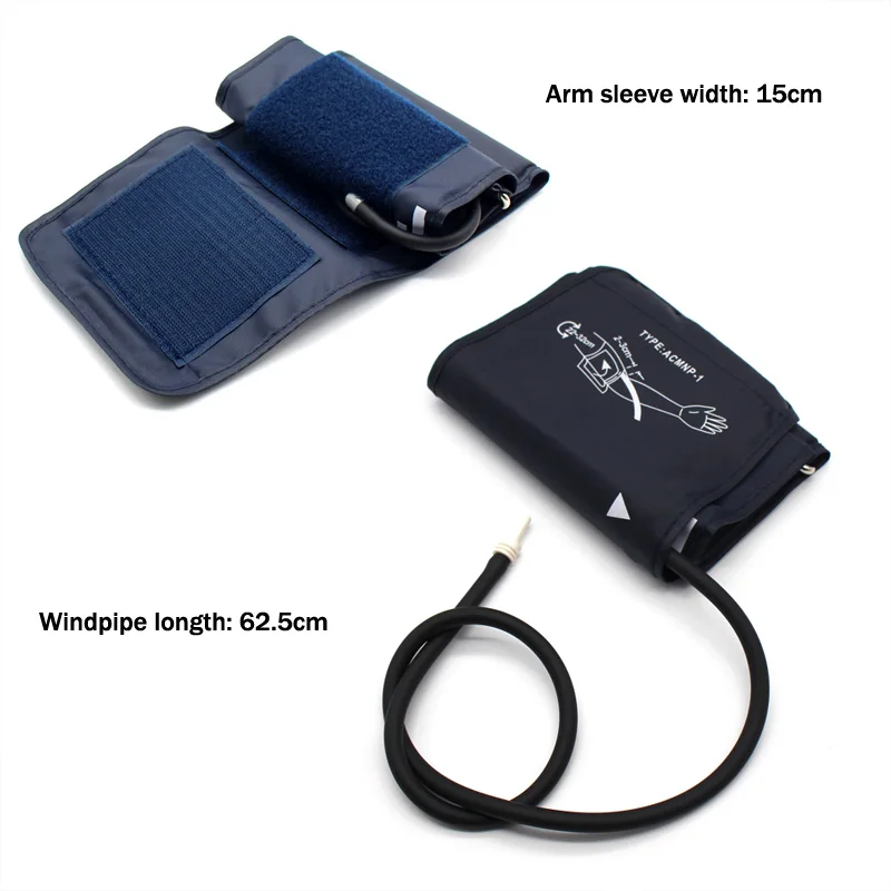 

1 piece 22-32CM Portable Arm Digital Blood Pressure Monitor Cuff Single Tube Tonometer Cuff For Sphygmomanometer BP meter