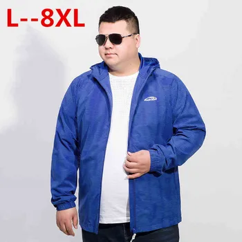 

Plus size 10XL 8XL 6XL summer camouflage jacket men brand clothing ultra thin breathable sun protection coat male quick drying