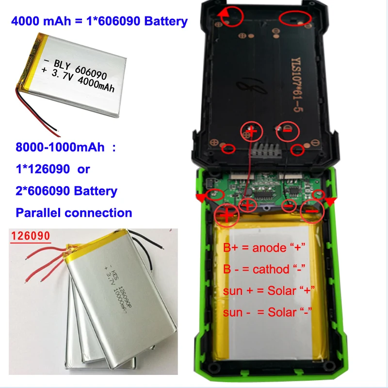 Водонепроницаемый 50000 мАч Внешний Аккумулятор Чехол 5 в двойной USB DIY внешний аккумулятор зарядное устройство чехол Коробка для зарядки мобильного телефона