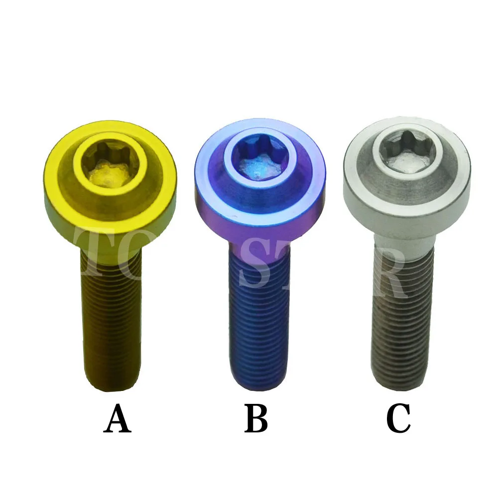 

10PCS Fully Forged Titanium alloy bolt Ti6AL4V Titanium bolt M10*35 for Motorcycle Racing with different colors OEM welcome