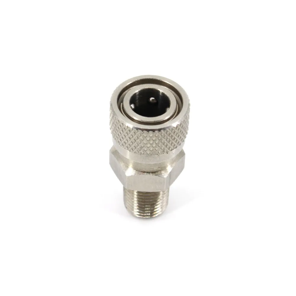 PCP Airforce Пейнтбол 1/8NPT 1/8 BSPP Мужской быстроразъемный 8 мм из нержавеющей стали для