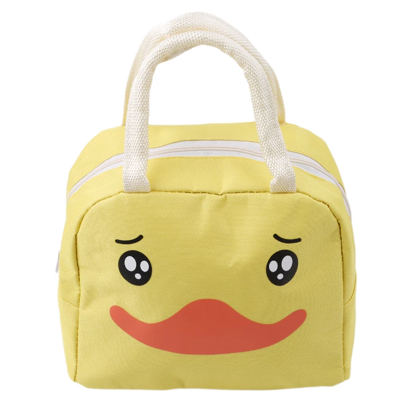 Практичная Портативная сумка для ланча с мультяшным животным, водонепроницаемая сумка-холодильник для детей, сумочка для ланча женская сумка для отдыха Bento Box, Термосумка для еды