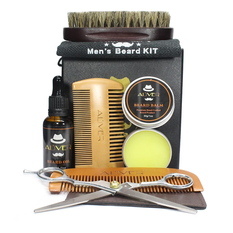ALIVER-Men-Moustache-Cream-Beard-Oil-Kit-with-Moustache-Comb-Brush-Storage-Bag (1)