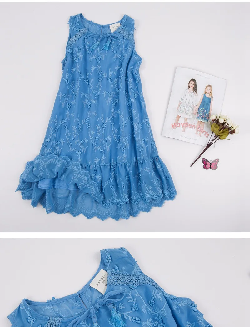 3d flower dress girls G5240-11