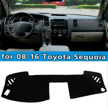 Dashmats автомобиль-Стайлинг Аксессуары приборной панели крышки для Toyota Sequoia 2008 20009 2010 2011 2012 2013