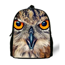 Милый 12-дюймовый зоопарк сумка с совой дети животных сумки "Животные" для девочек Школьный рюкзак для детей школьные сумки для мальчиков Mochila детские школьные