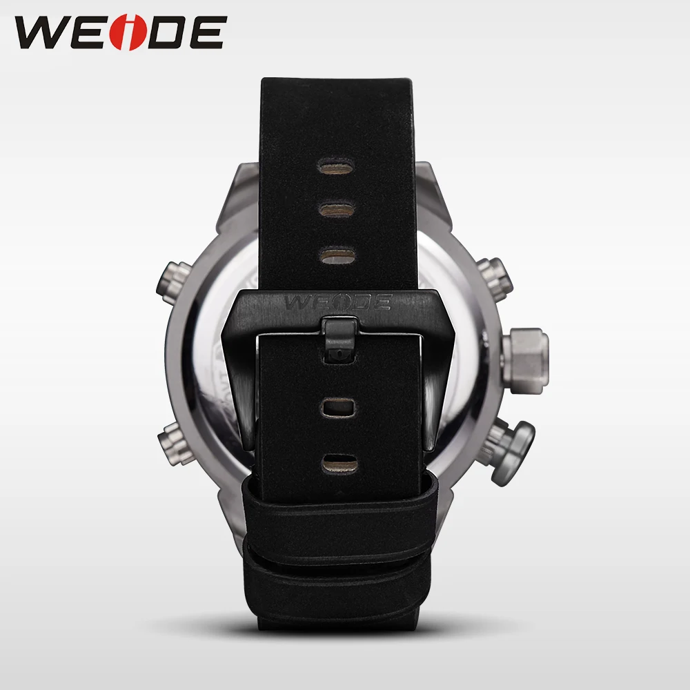WEIDE Роскошные часы брендовые роскошные кожаные спортивные светодиодные мужские