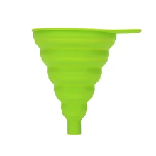 Бытовые Дозирования Жидких Кухня Инструменты Мини-воронка хранение, силикон Складная воронка Портативный Складная воронка s будучи висит