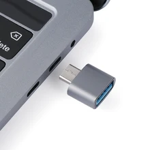 Neue Mini Metall Männlichen Zu Weiblichen USB-C 3,1 Typ C Zu USB 3.0 OTG Konverter Adapter Für Android Smartphones Typ C OTG Adapter