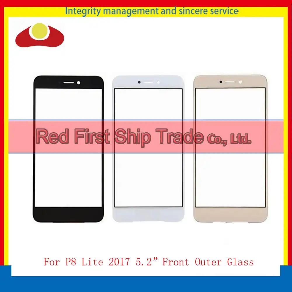 Для huawei P8 Lite ALE L04 L21 TL00 L23 CL00/P8 2017 PRA LX3 ЖК дисплей Передняя Внешний Стекло объектив