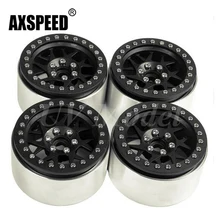 4 шт./лот 2," 35 мм Толщина Beadlock Колесные диски RC 1:10 Rock гусеничный сплава колесные диски для RC Гусеничный SCX10 90018 ступицы колеса