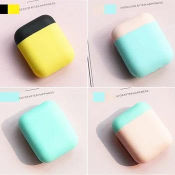 

Candy Color Silicone Protective Cover Cases for Airpods Case Soft Ultra thin Shockproof Earphone Protector Cover for Airpods
