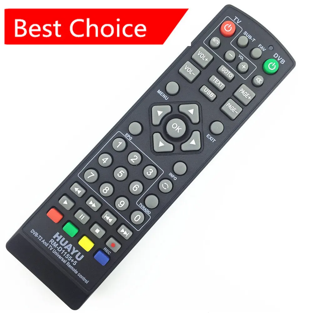 UNIVERSAL tv remote control controller dvb t2 remote rm d1155 sat