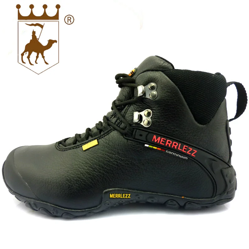 

BACKCAMEL Autumn Winter Plus Hair Warm Sneakers Cotton High Tied Leather Outdoor High Quality Men's Vulcanize Shoes Size 39-44