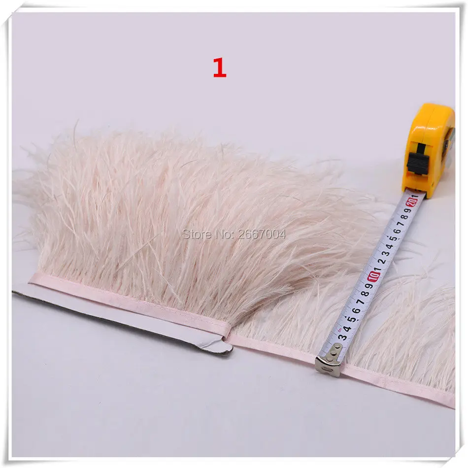 1 skin pink ostrich feather fringe 5_