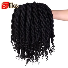 Silike 12 inch Synthetic Goddess Faux Curly Crochet Braid High Temperature Fiber Hair Extensions Women Kids Silike 12 inch Synthetic Goddess Faux Curly Crochet Braid High Temperature Fiber Hair Extensions Women Kids
