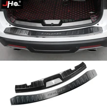 JHO стальной Встроенный задний бампер Защитная крышка гвардии подоконник пластина для Ford Explorer- автомобиля Средства для укладки волос