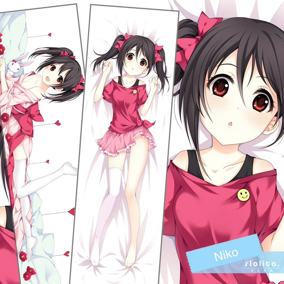 

Japanese Anime Love Live Yazawa Niko Cute Hugging Body Pillow Case Cover Lovelive Long Adult Otaku Pillowcase 35*55/160*50cm