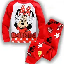 Лидер продаж, осенне-Весенняя Детская Пижама с героями мультфильмов комплект одежды для сна для маленьких девочек домашняя одежда для мальчиков, пижамы, Детская одежда, костюм