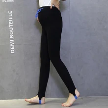 Maternity Leggings Pants Clothes for Pregnant Women High Waist Adjustable Belt Cotton Pregnancy Trousers for Spring&autumn B285