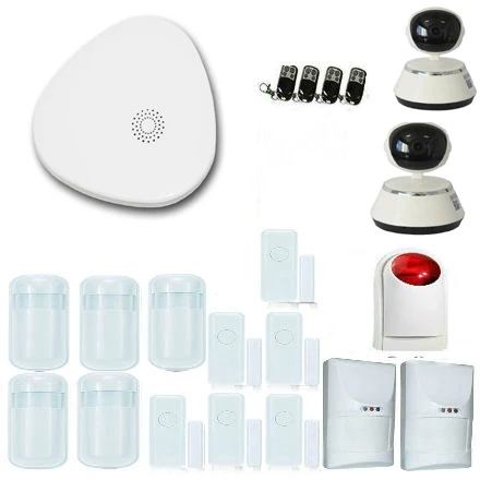 Yobang Security Smart Wireless Wifi Home Security Alarm System Intercom Outdoor Waterproof Solar Siren Android IOS APP Control