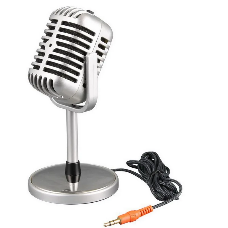 Retro Computer Microphone Nostalgia Classic Microphone Conference Karaoke Microphonein