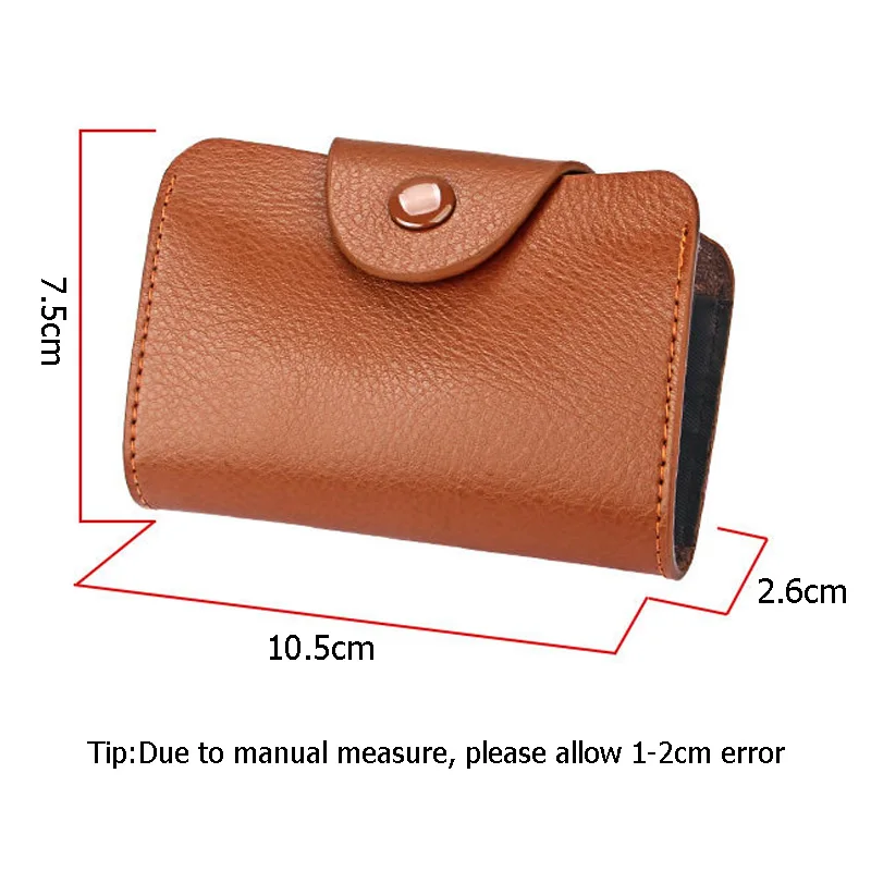 Men Women Business Card Holder Genuine Leather Credit Cards Organizer Bank Card Case Money Wallet Cardholder Porte Carte PC0052 (18)