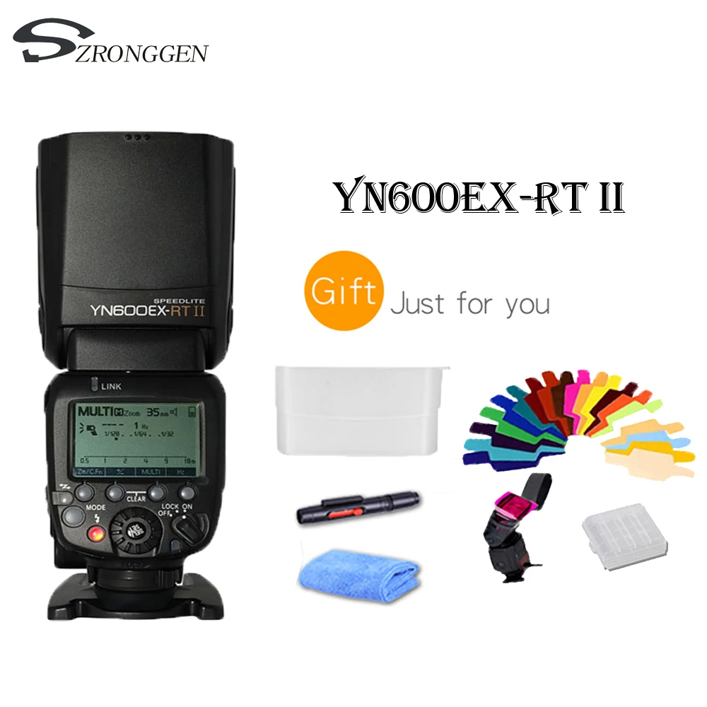 Вспышка YONGNUO YN600EX-RT II YN600EX RT 2 4G беспроводная из быстрорежущей стали 1/8000s TTL для