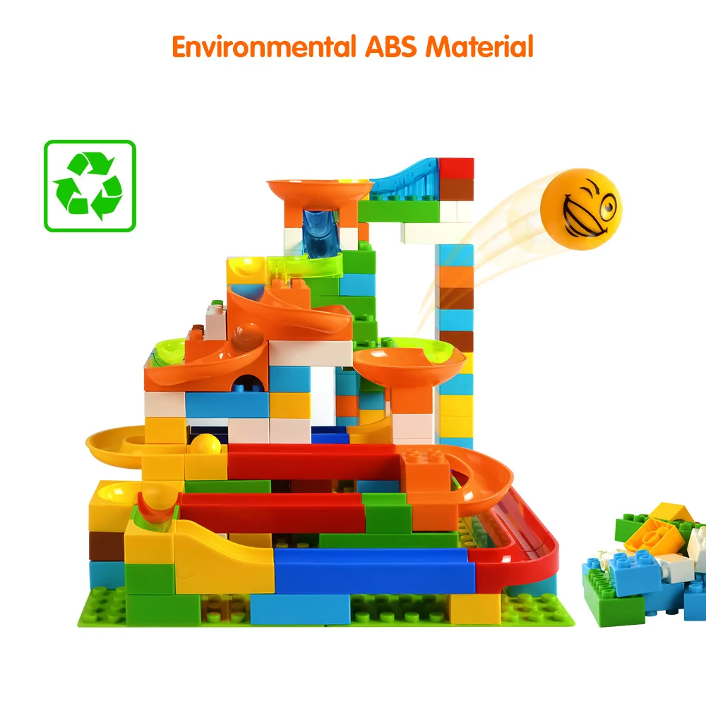 Blocos legoed tijolos Estilo : Marble Run, marble Track, rolling Ball, race Run