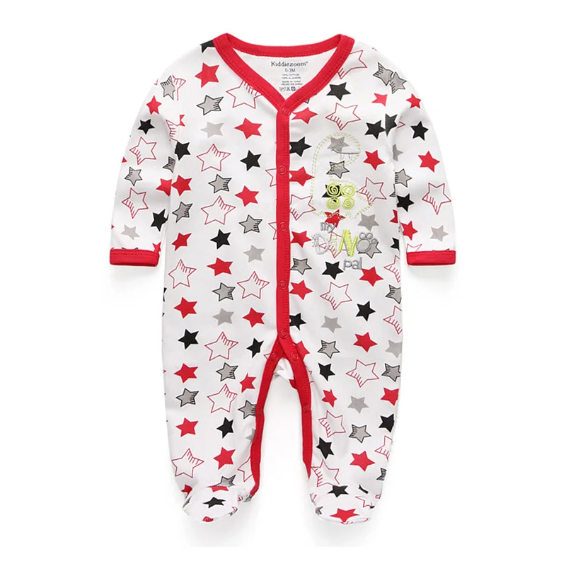 Одежда для новорожденных мальчиков и девочек; хлопковый комбинезон из плотной шерстяной ткани; пижамы с героями мультфильмов; комплекты повседневной одежды для младенцев; Playtoday Roupao De Banho - Цвет: RFL1078