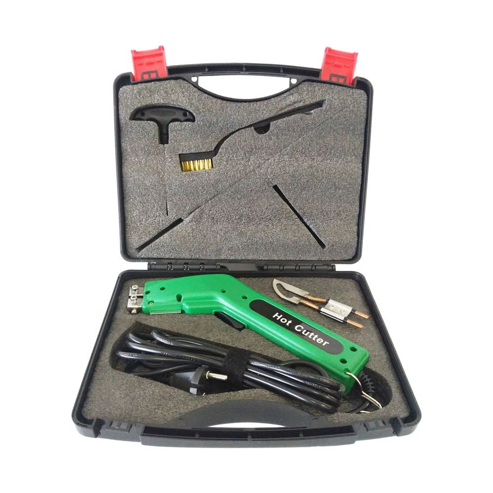 Дешевый 220 В 110 В 100 Вт прочный и практической стороны держать знамя отопления Ножи резак веревку жару Ножи резак ткани инструмент