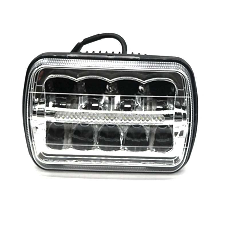 TNOOG 4 шт. 40 Вт 7x6 'ƋX7&quot светодиодный проектор фары Hi Lo луч Halo DRL H6014/H6054 для Jeep Cherokee