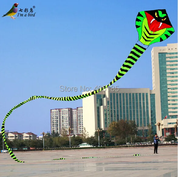 Спорт на открытом воздухе 30 м мощный Змеиный змей хороший полет|fly toy|kite sizekite cost |