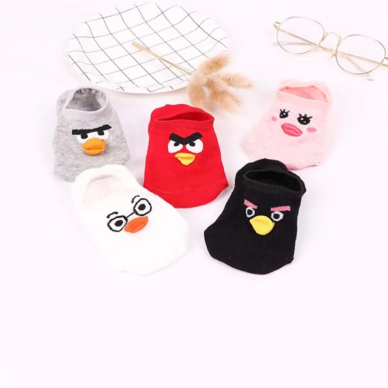 

Summer Cartoon Cotton Thin Women Boat Socks Creative Casual Cotton Funny Animals Socks for Female Cute Kawayi Girls New Acrylic