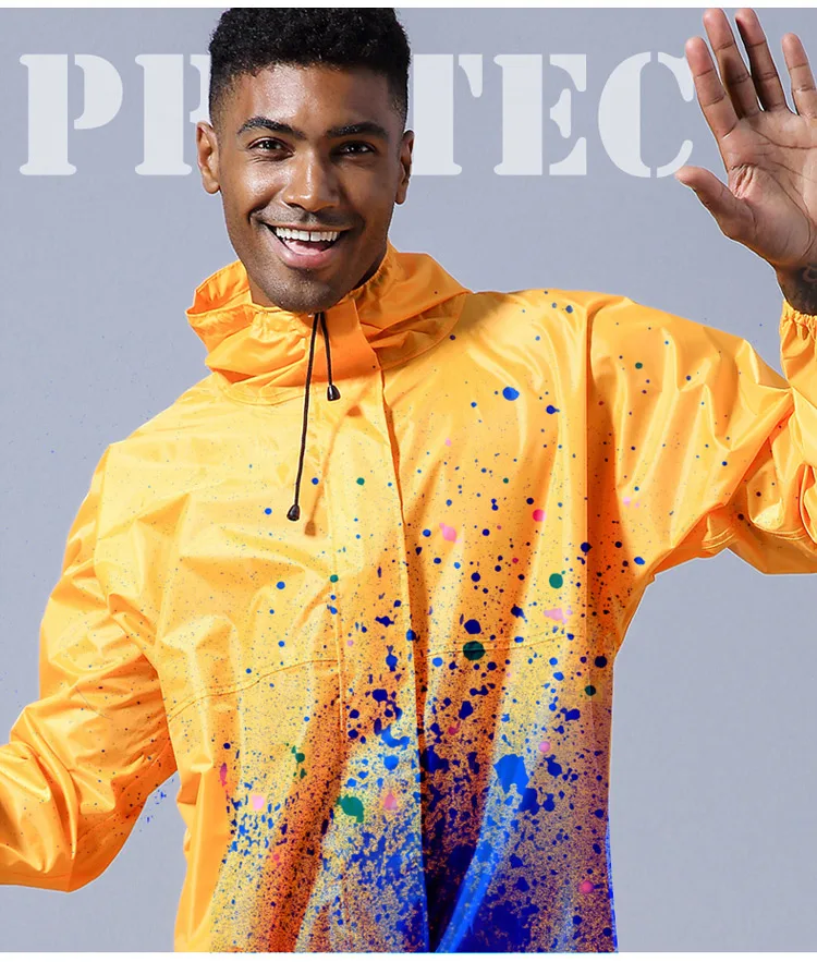 Waterproof Overalls Hooded Rain Coveralls Work Clothing Dust-proof Paint Spray Unisex Raincoat Workwear Safety Suits S-XXXL (4)