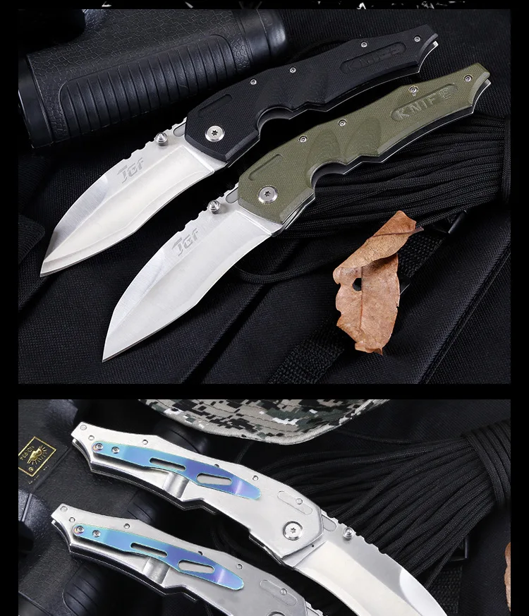 Складной нож G10 Ручка 56HRC шарикоподшипник для охоты коллекция выживания подарок EDC инструмент острые ножи