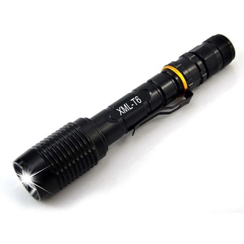 

Professional 5 Mode XML T6 Led Flashlight 3800LM Tactical Flashlights Zoom LED Torch Lights for Camping