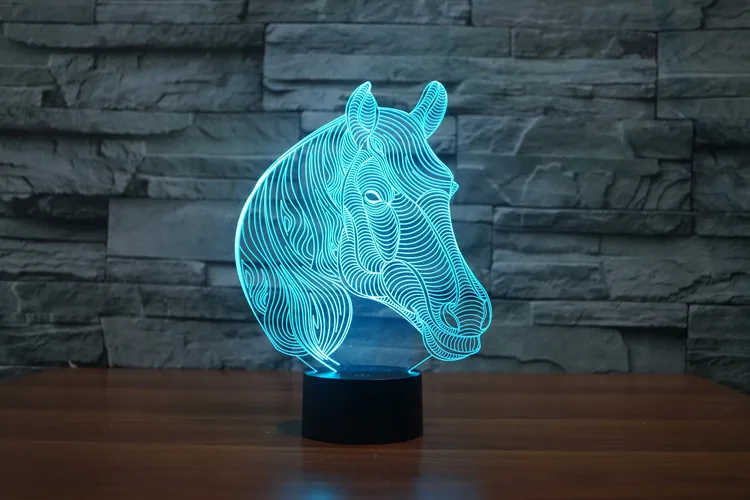 2017 الديكور الحصان سباق الخيل لعبة usb 3d ليلة ضوء الجدول مصباح led لعب الإبداعية جمع هدية محاصر 2017 الديكور الحصان سباق الخيل لعبة usb 3d ليلة ضوء الجدول مصباح led لعب الإبداعية جمع هدية محاصر