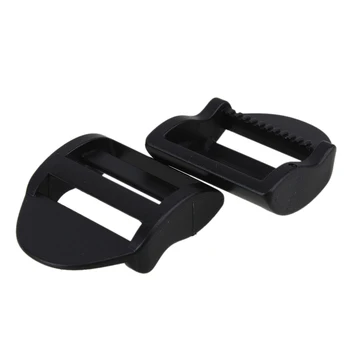

20pcs Plastic Ladder Lock Slider Side Release Buckles For 25mm Straps Webbing