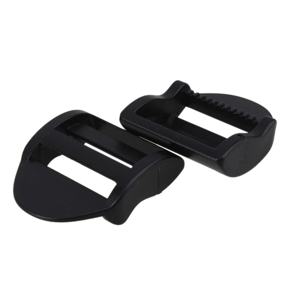 20pcs Plastic Ladder Lock Slider Side Release Buckles For 25mm Straps