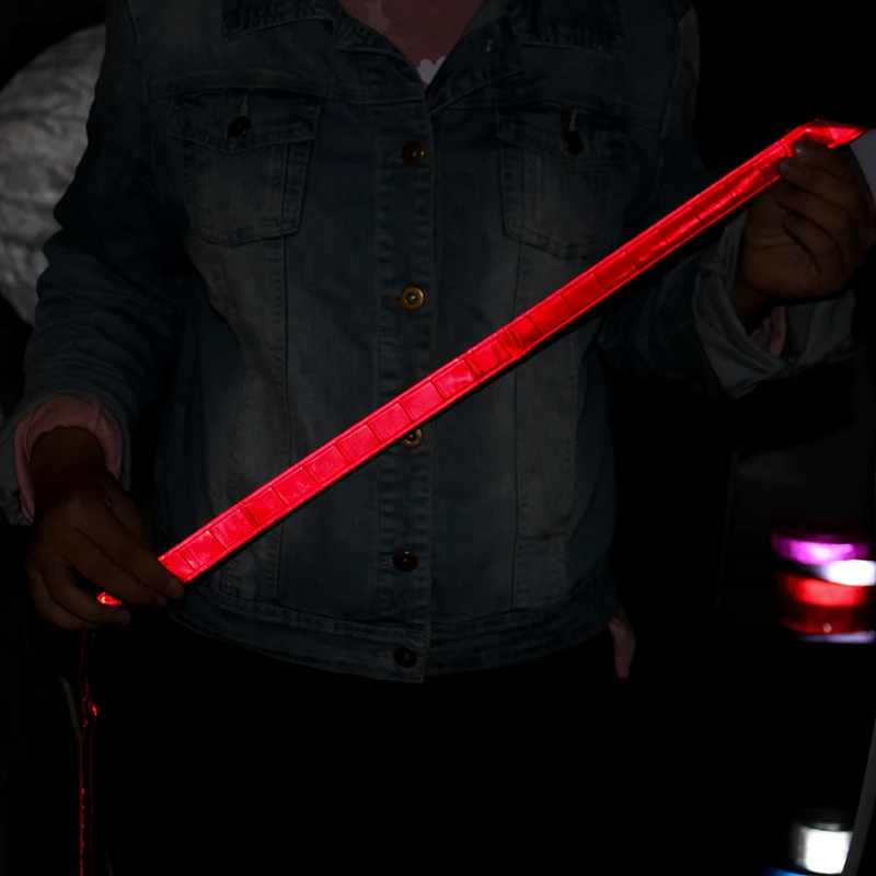 

Red Color Reflective Tape PVC Sew On Reflection Material Warning Strip High Quality 25mm (1") Free Shipping