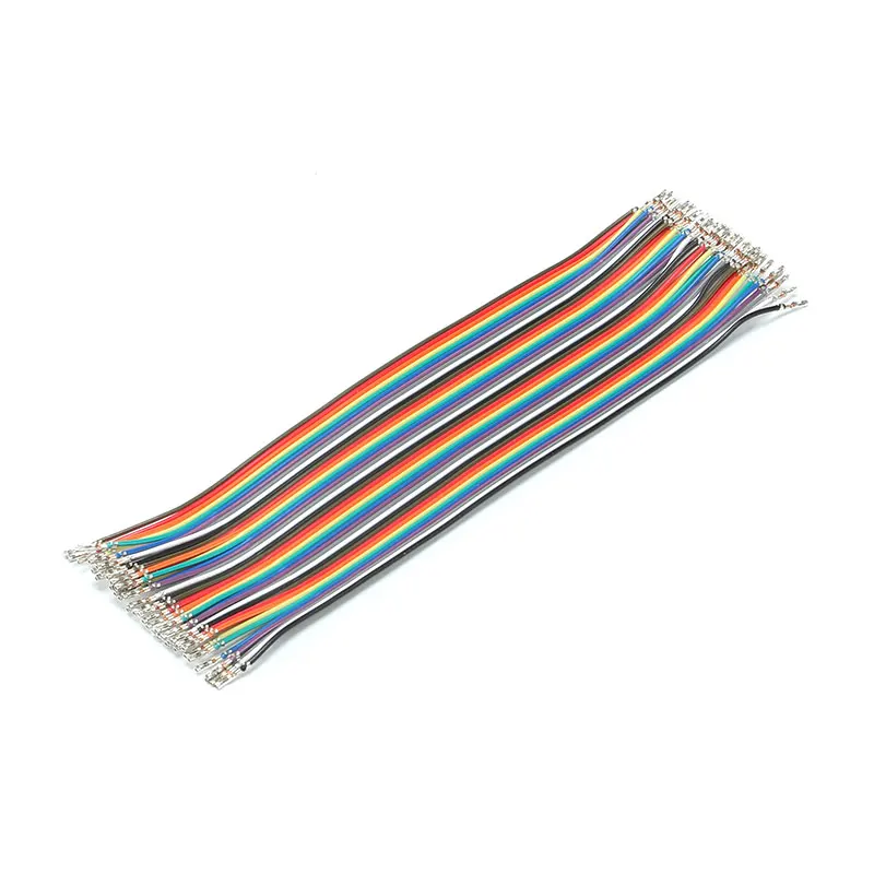 40 pcs 20cm 40P 40 Way Dupont Cable Female To Female Double Terminal