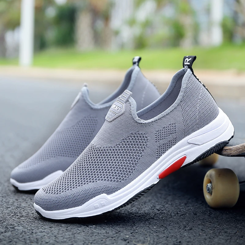 

summer men casual shoes fashion breathable male footwear leisure mesh sneakers korean trend moccasins homme comfortable flats