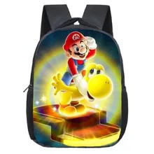 Детские школьные сумки мультфильм кукла Супер Марио Печать Рюкзаки для мальчиков девочек Марио Bros сумка студентов подарки на день рождения