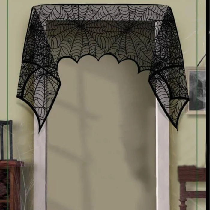 Online Get Cheap Decorative Fireplace Covers -Aliexpress.com Halloween Party Mantel Door Window Decor Spiderweb Cobweb Runner Fireplace Scarf Cover Festive Supplies(China - Online Get Cheap Decorative Fireplace Covers -Aliexpress.com