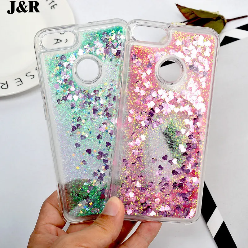 For Xiaomi MI 5X A1 Case Cover Silicone Soft TPU Transparent Glitter Liquid Quicksand Phone Cases For Xiaomi Mi5X MiA1 Shell