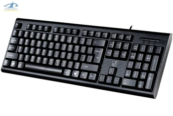 

[HFSECURITY] Free Shipping Wired Keyboard Waterproof PC Keyboard USB Connect Keyboards