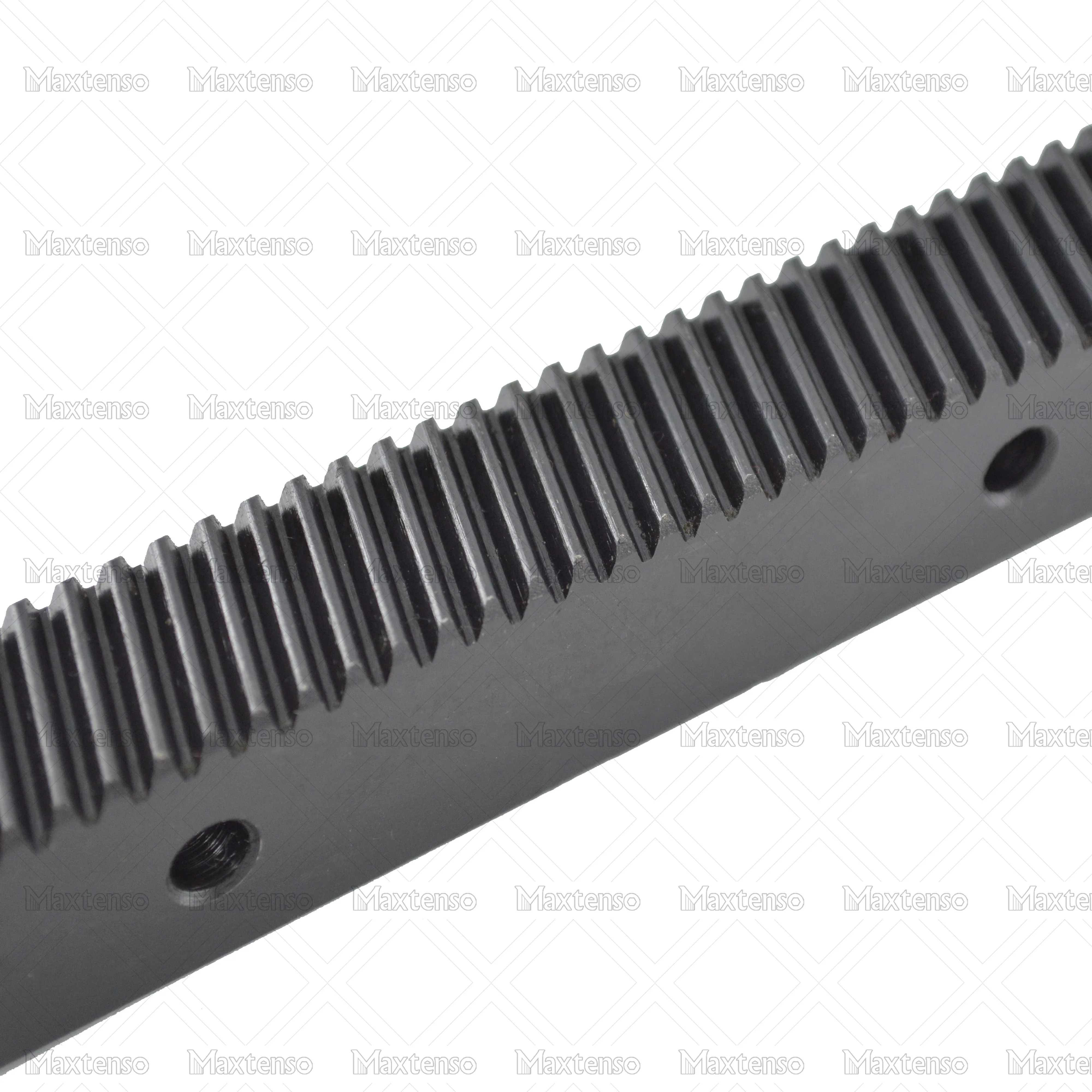 MAXTENSO 1.25mod modulus cnc gear rack helical teeth 670m length Engraving machine high precision CNC parts 45 steel