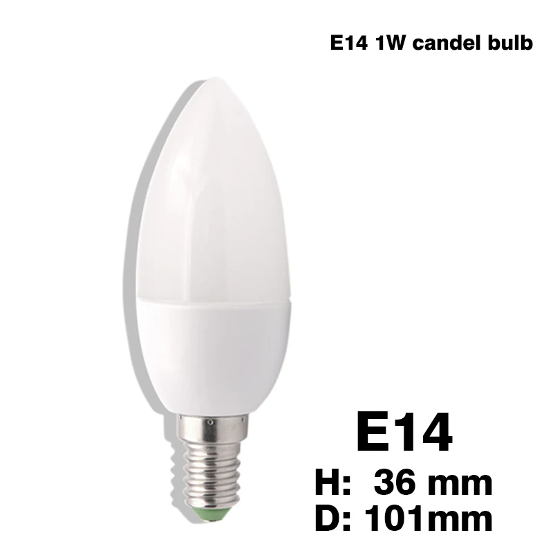 E14 1W candel bulb