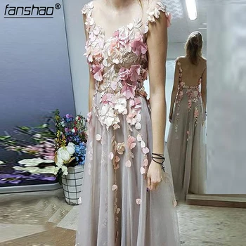 

Sexy Muslim Evening Dresses Illusion Flowers Tulle Islamic Dubai Saudi Arabic Long Elegant Evening Gown Long Prom Dress